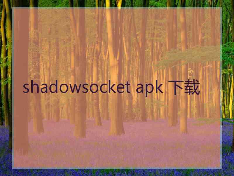 shadowsocket apk 下载