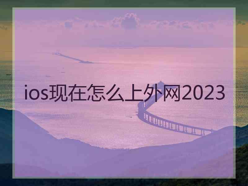 ios现在怎么上外网2023