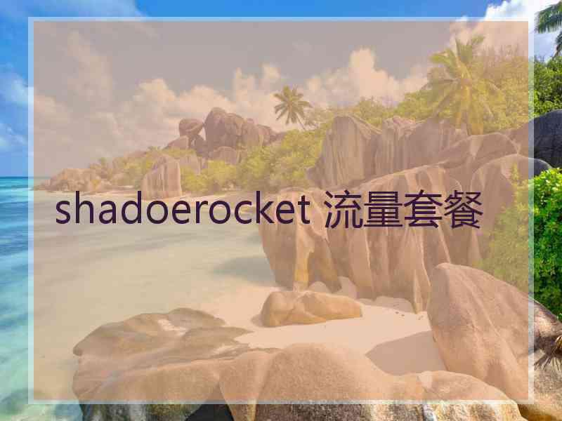 shadoerocket 流量套餐