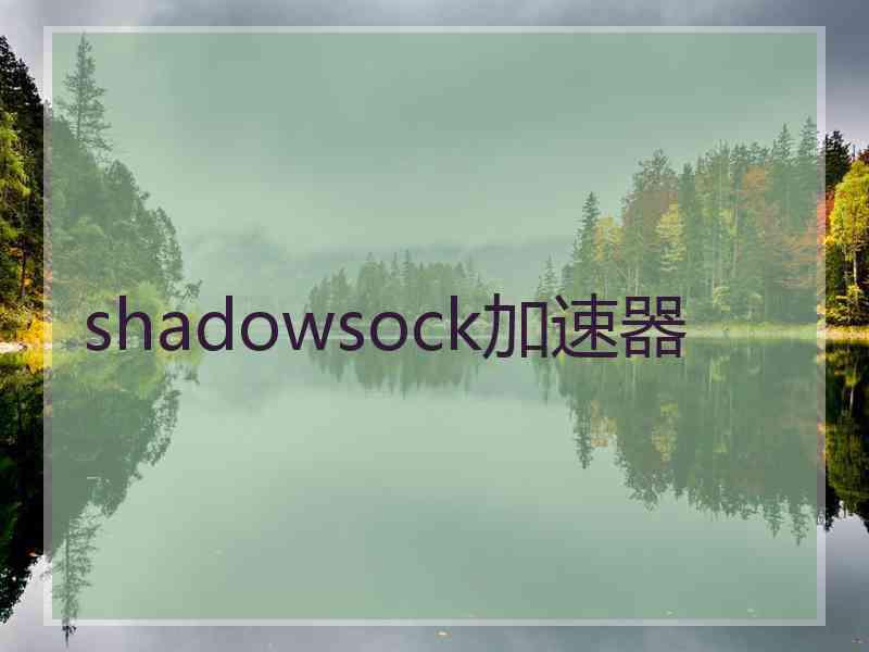 shadowsock加速器