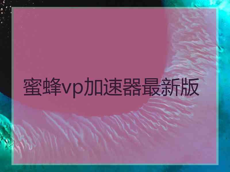 蜜蜂vp加速器最新版