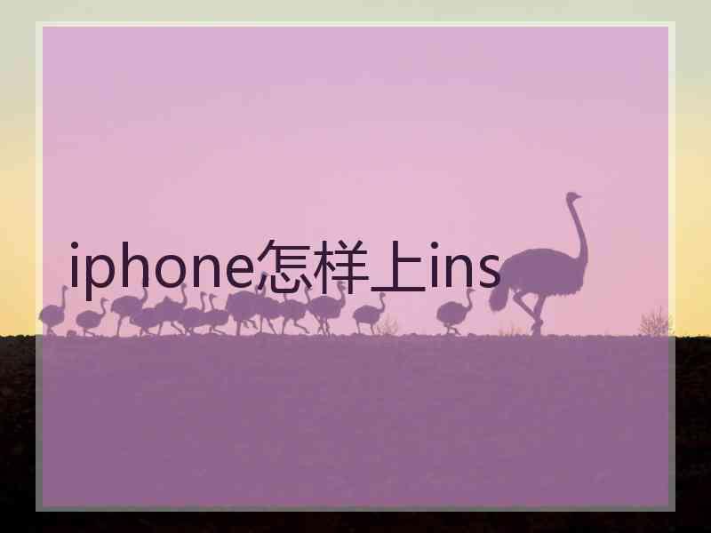 iphone怎样上ins