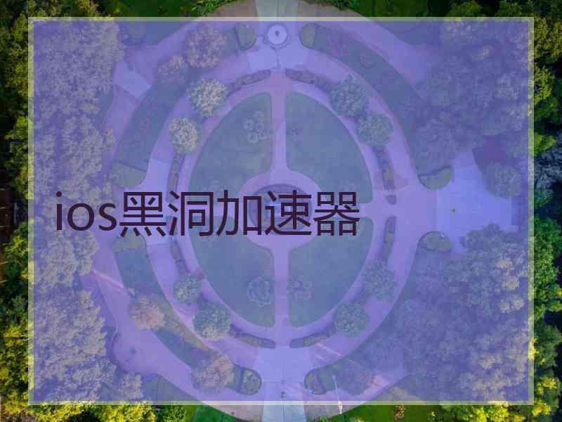 ios黑洞加速器