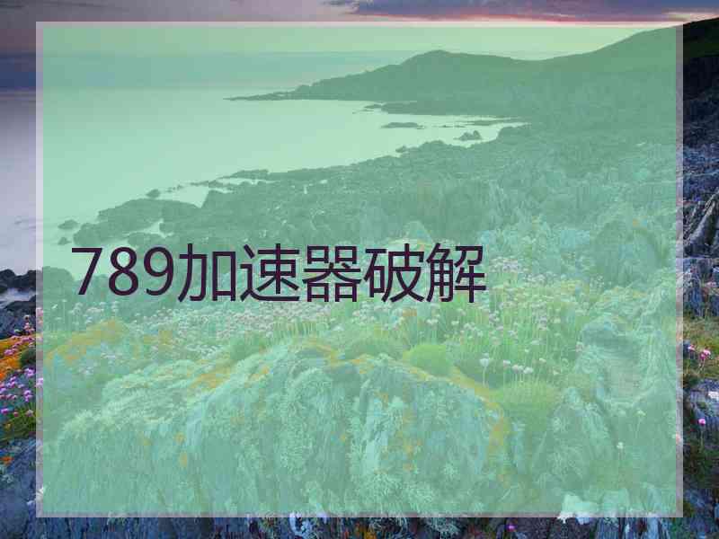 789加速器破解